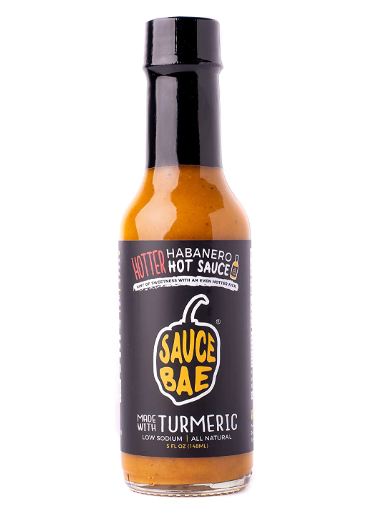 SAUCE BAE: Hotter Habanero Hot Sauce, 5 fo