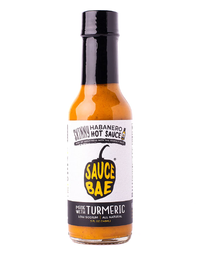 SAUCE BAE: Skinny Habanero Hot Sauce, 5 fo