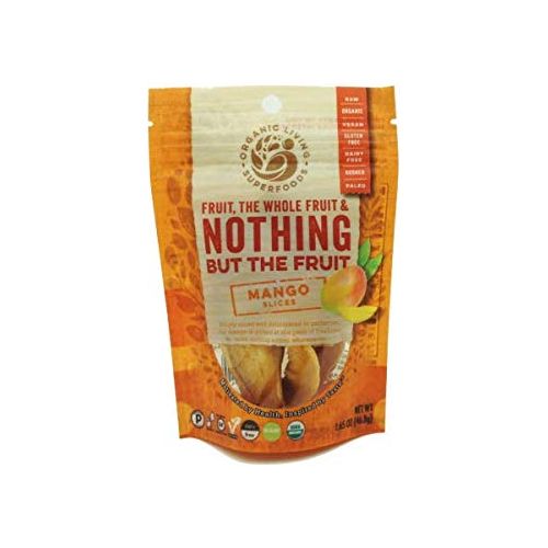 ORGANIC LIVING SUPERFOODS: Mango Dried Slices, 1.65 oz