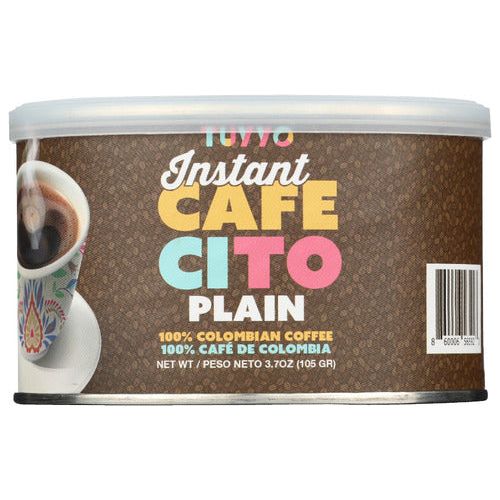 TUYYO: Instant Plain Coffee, 3.7 oz