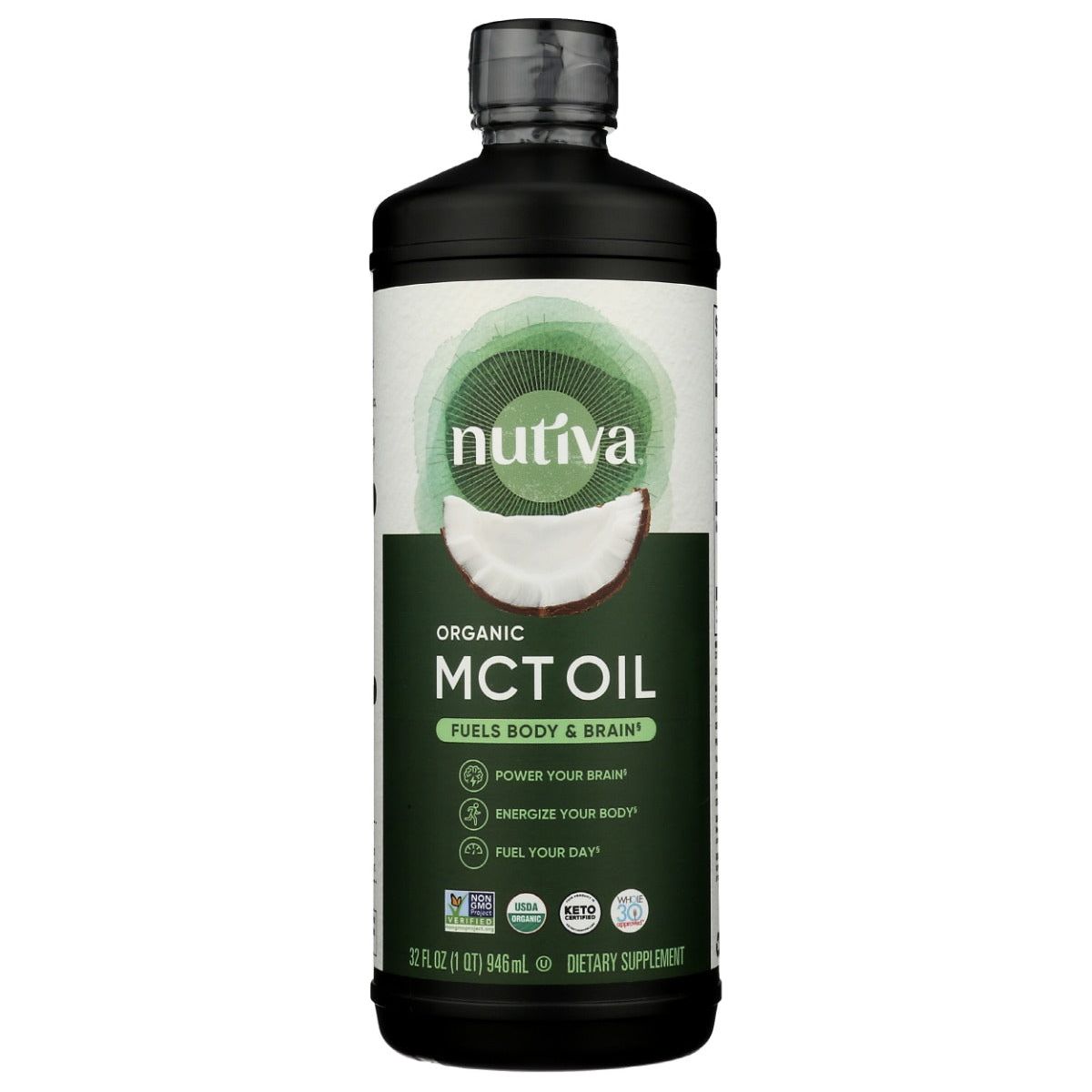 NUTIVA: Organic MCT Oil, 32 oz