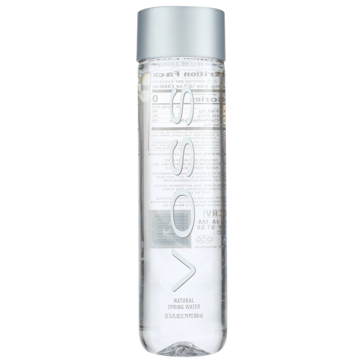 VOSS: Artesian Water Still, 28.7 oz