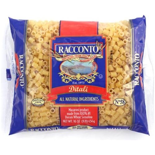 RACCONTO: Ditali Macaroni, 16 oz