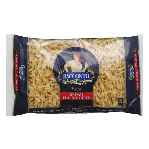 RACCONTO: Broad Egg Noodle, 12 oz