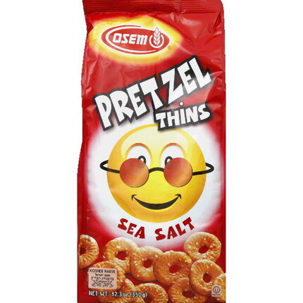 OSEM: Pretzel Thin Sea Salt, 12.3 OZ