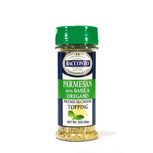 RACCONTO: Parmesan With Basil & Oregano Cheese Topping, 3 oz
