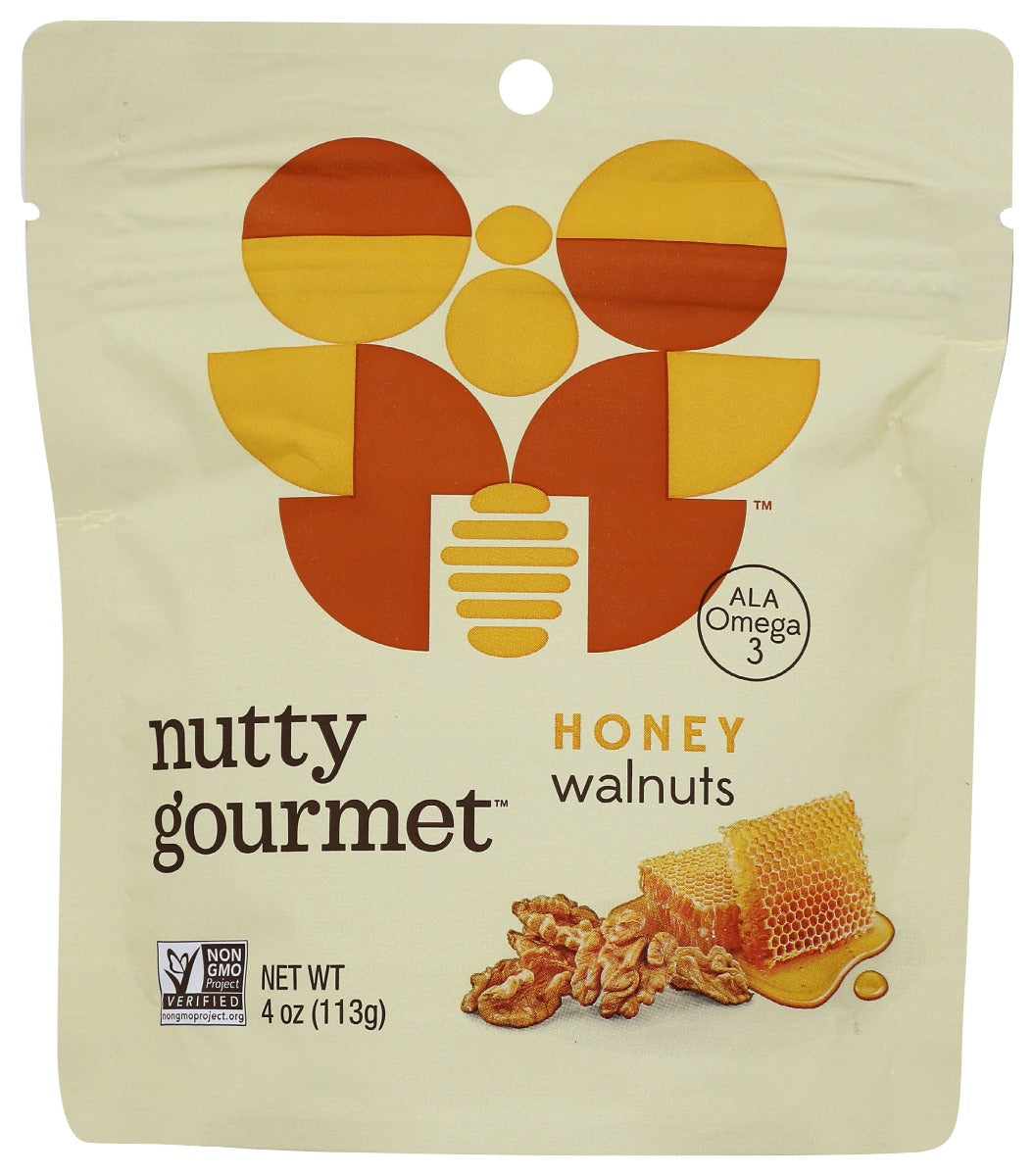 THE NUTTY GOURMET: Honey Walnuts, 4 oz