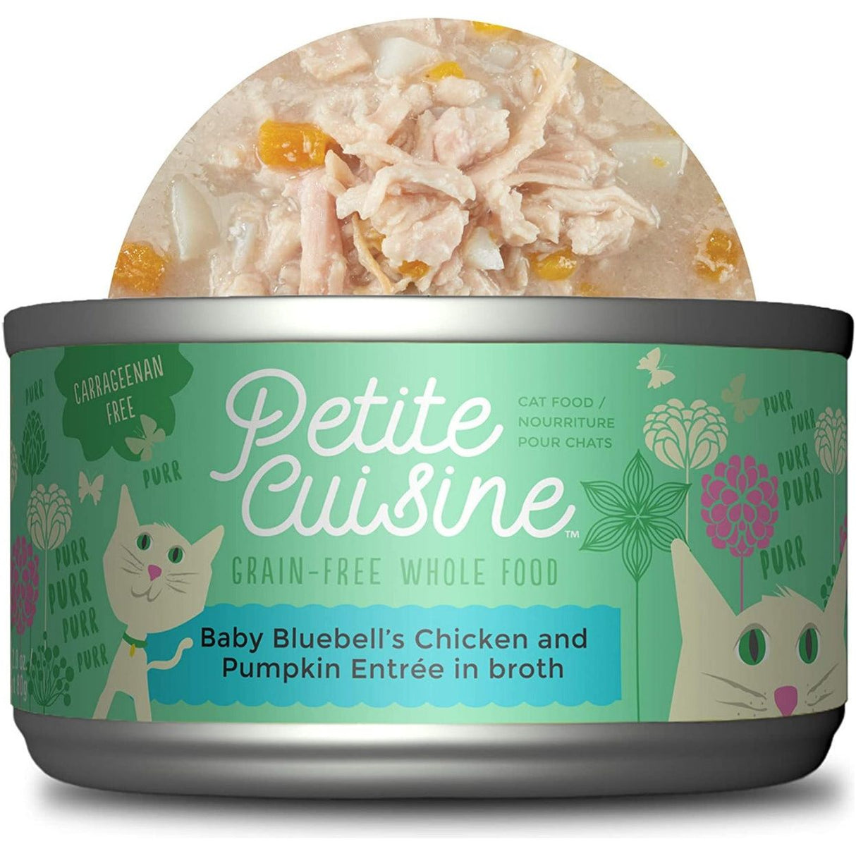 PETITE CUISINE: Baby Bluebell’s Chicken & Pumpkin Cat Food, 2.8 oz