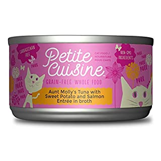 PETITE CUISINE: Aunt Molly’s Tuna with Sweet Potato & Salmon Cat Food, 2.8 oz