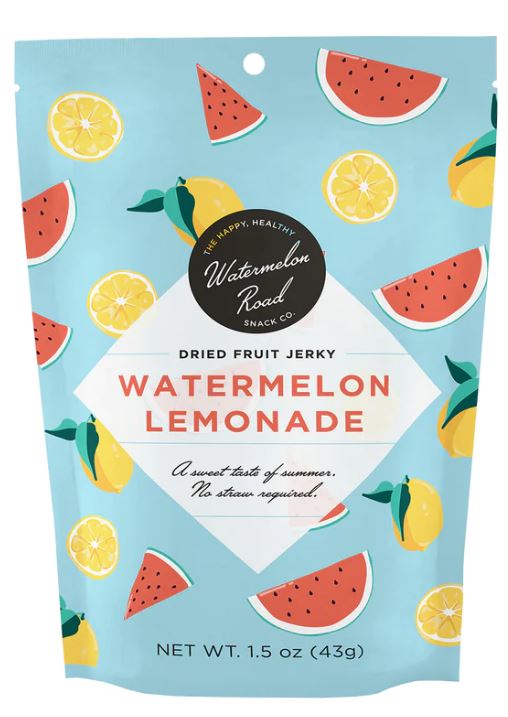 WATERMELON ROAD: Dried Fruit Jerky Watermelon Lemonade, 1.5 oz