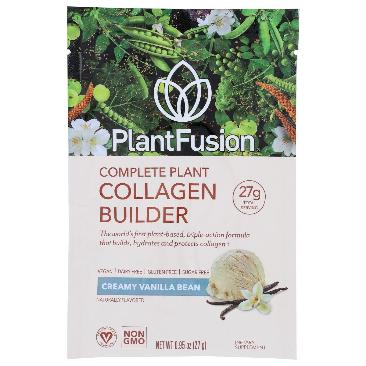 PLANTFUSION: Collagen Vanilla Pkt, 0.95 oz