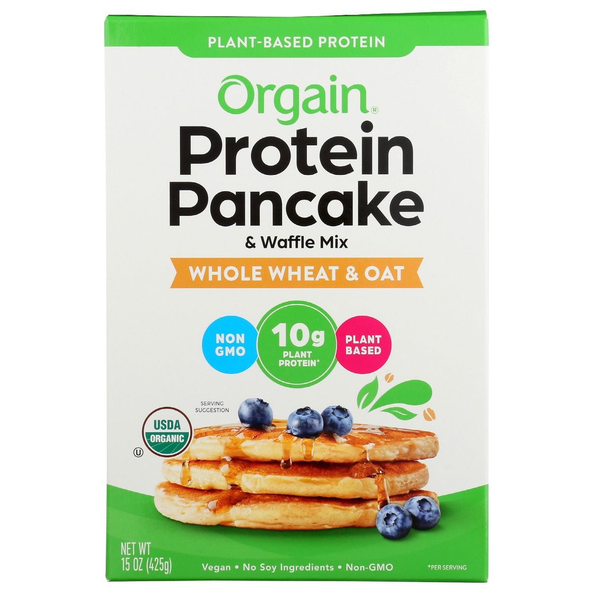 ORGAIN: Mix Pnck Wffl Whl Wht Org, 15 oz