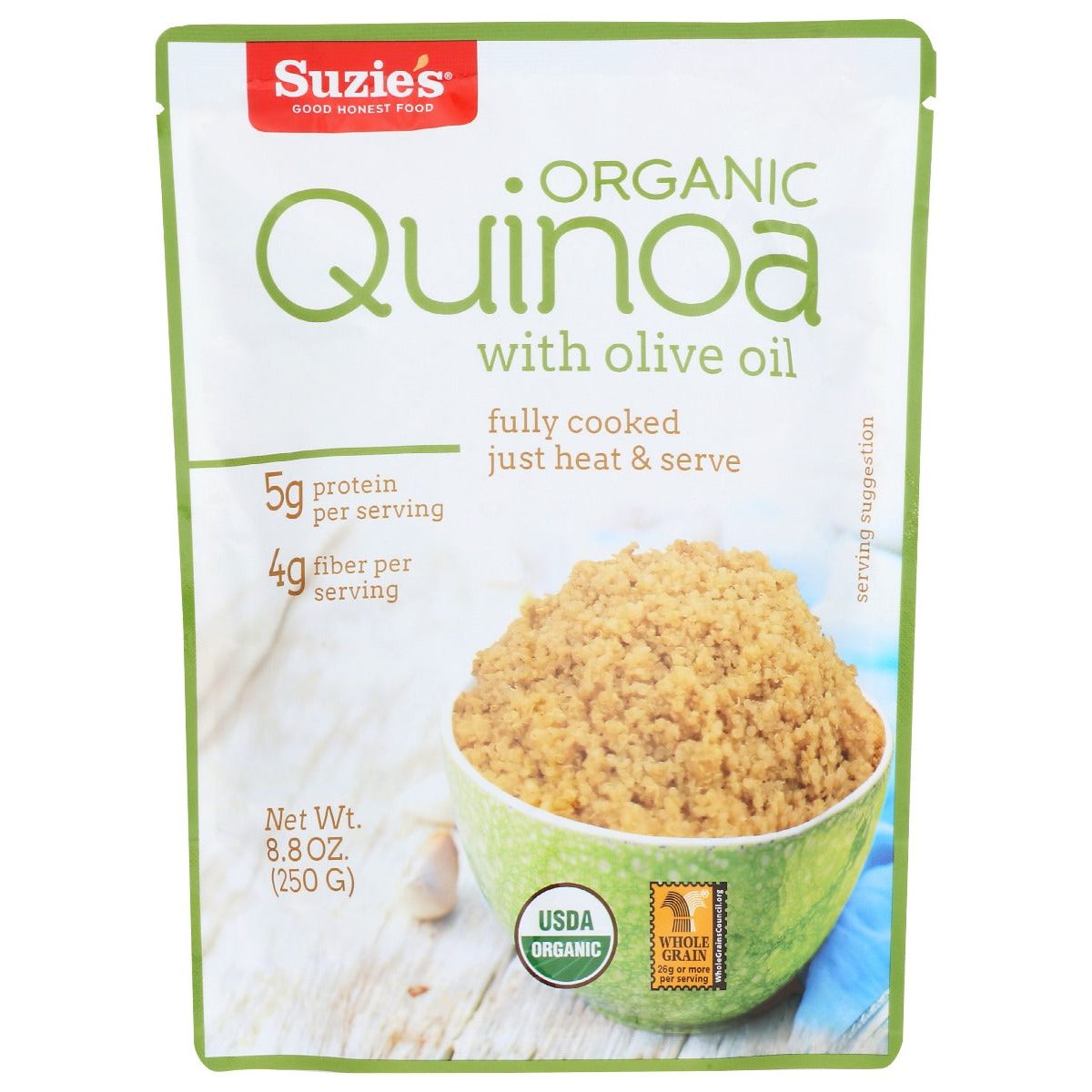 SUZIES: Quinoa Olive Oil Sea Salt, 9 oz