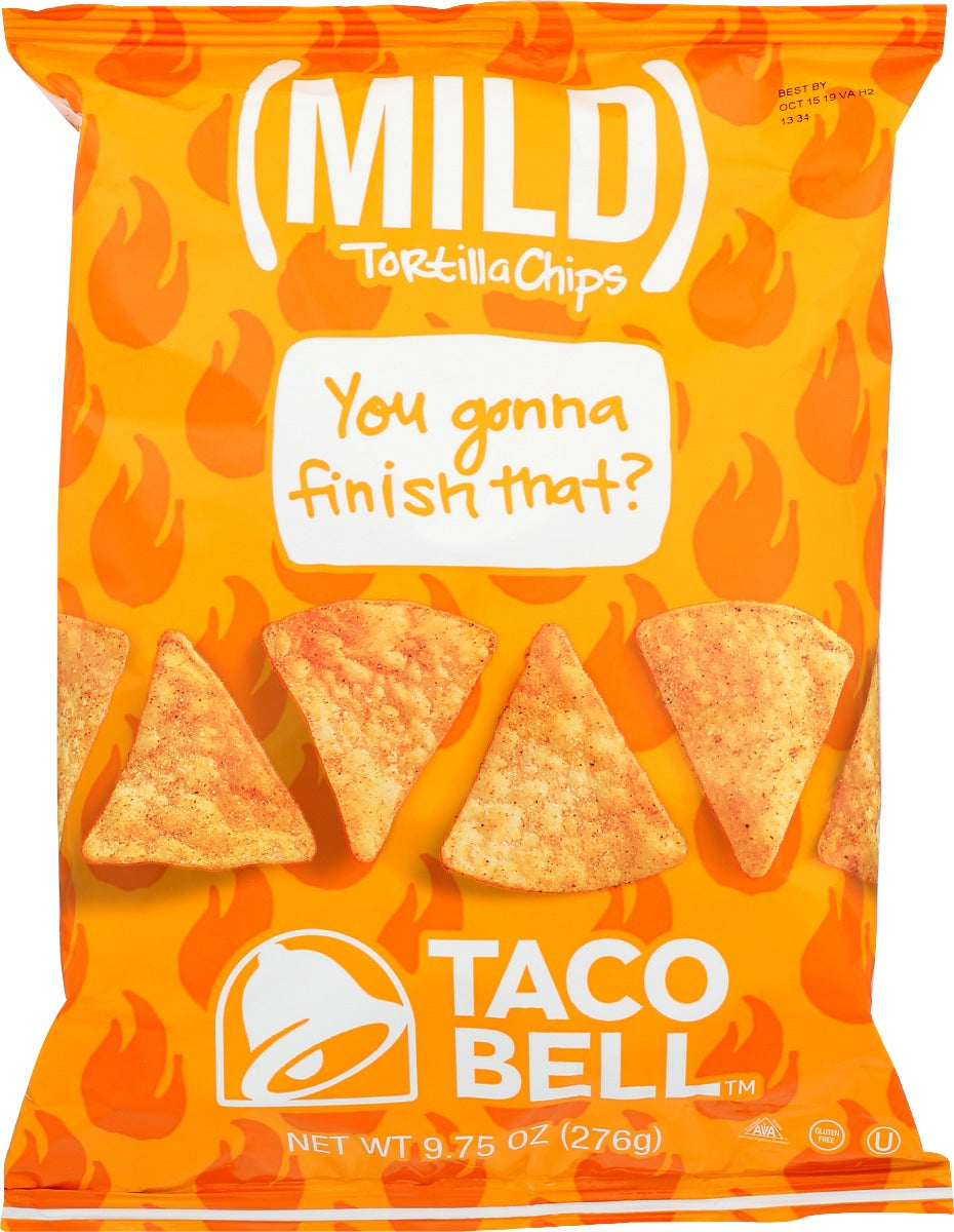 TACO BELL: Mild Tortilla Chips, 9.75 oz