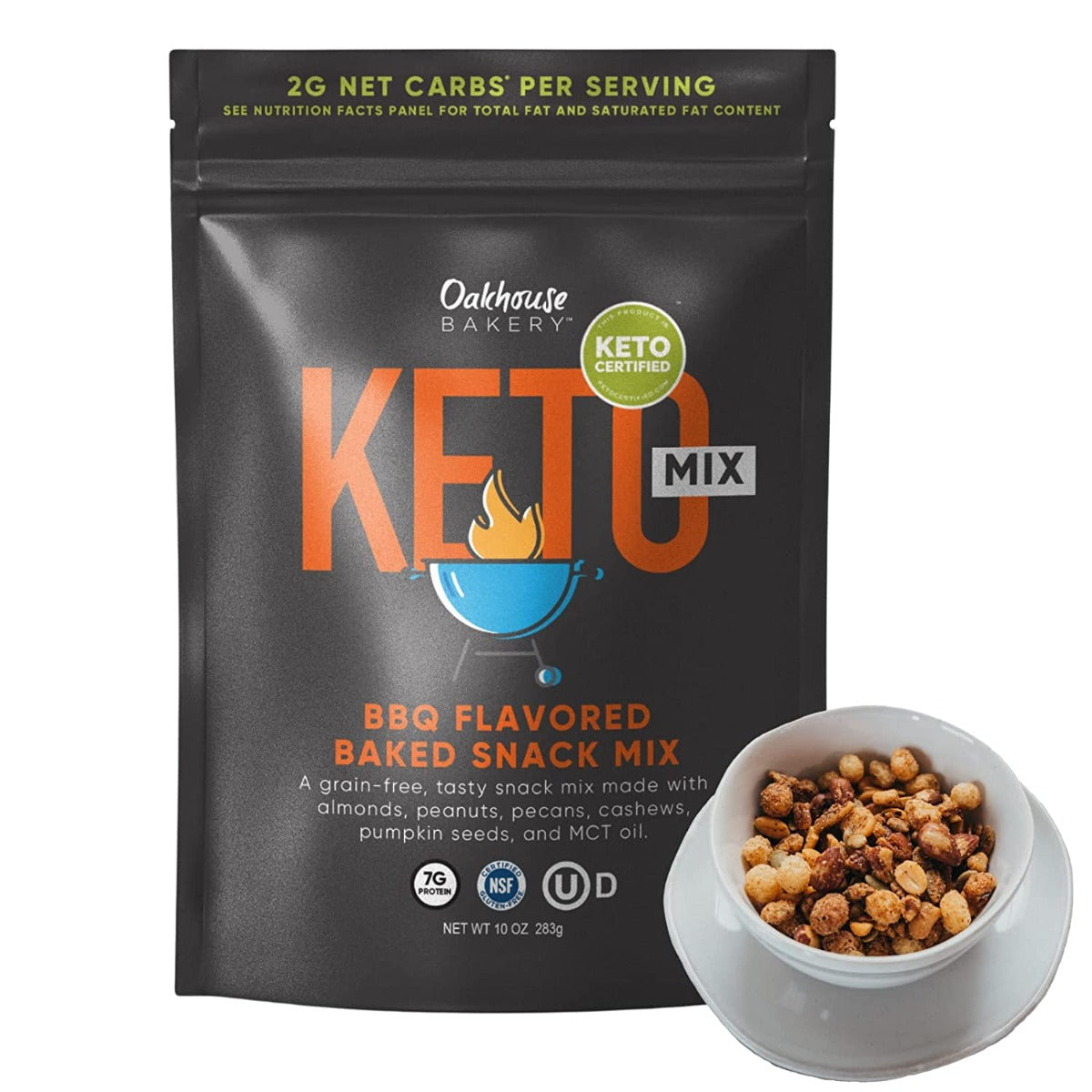 OAKHOUSE BAKERY: Bbq Flavored Baked Snack Mix, 10 oz