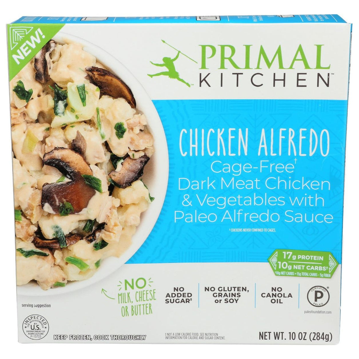 PRIMAL KITCHEN: Chicken Alfredo Bowl, 10 oz
