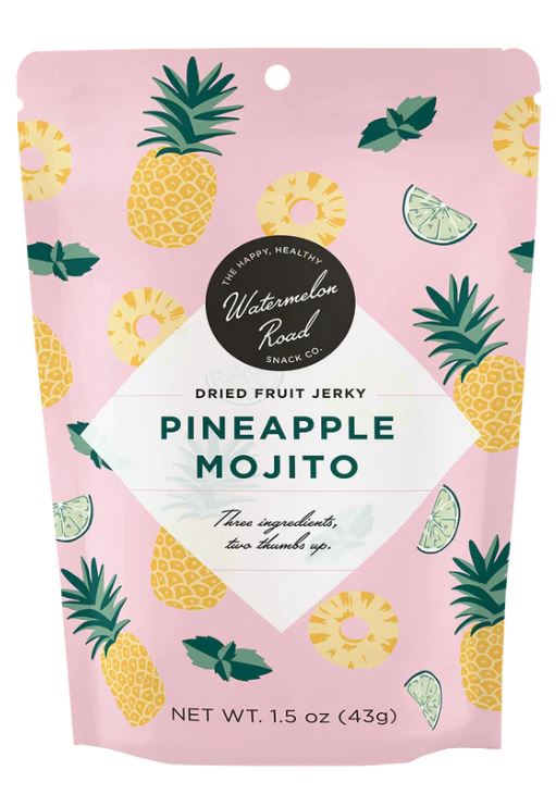 WATERMELON ROAD: Dried Fruit Jerky Pineapple Mojito, 1.5 oz