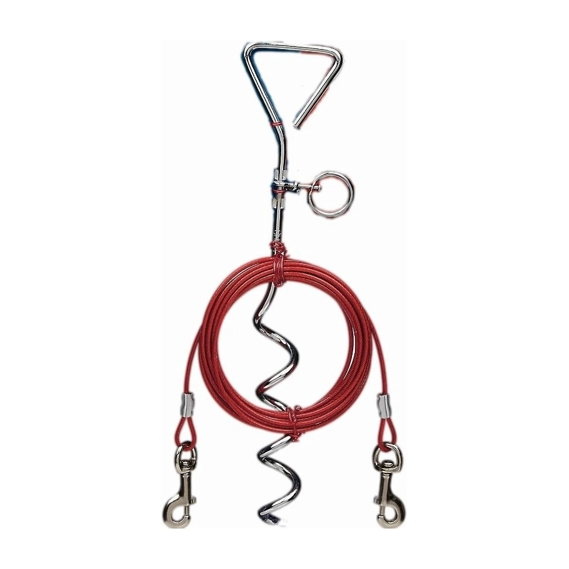 SCOTT PET: Scott Pet Spiral Stake Combo, 1 ea