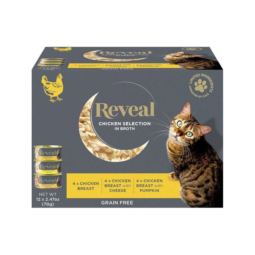 REVEAL: Chicken Selection Cat Food, 12 pk