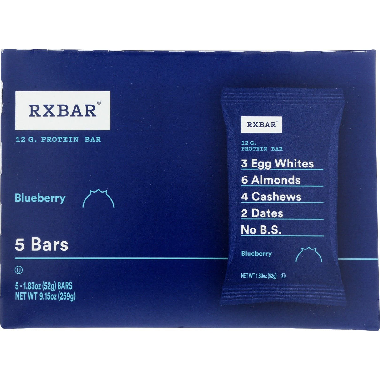 RXBAR: Blueberry Protein Bars, 5 pk