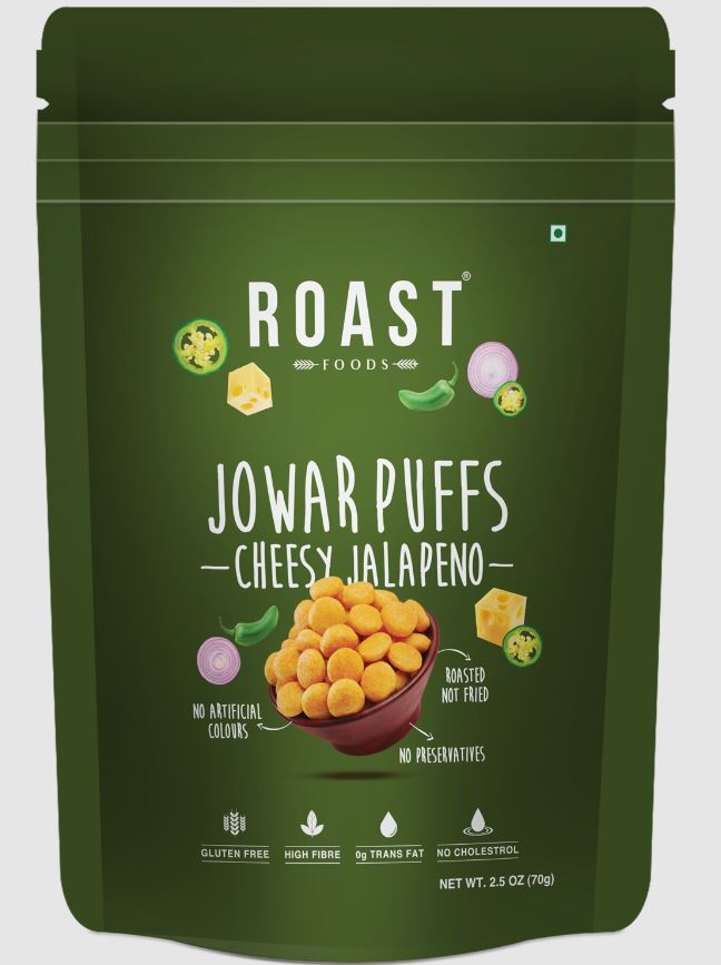 ROAST FOODS: Jowar Puffs Jalapeno Cheese, 2 oz