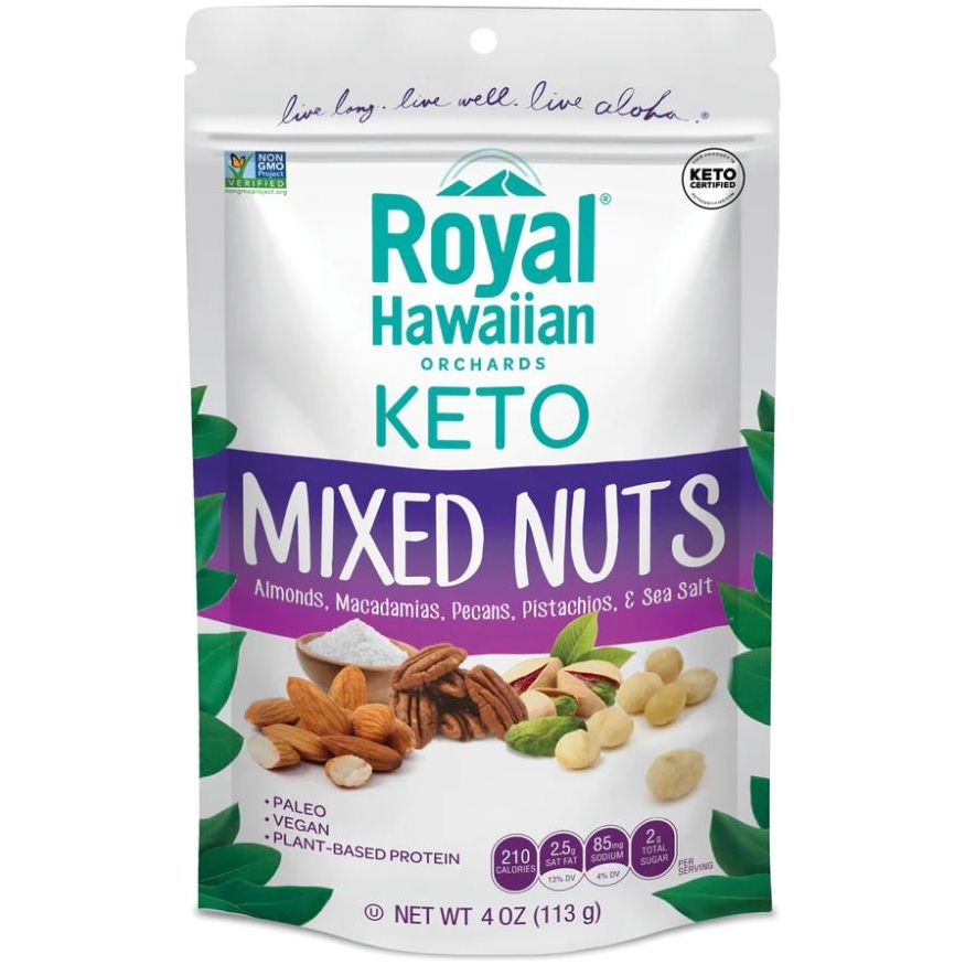 ROYAL HAWAIIAN ORCHARDS: Keto Mixed Nuts, 4 oz