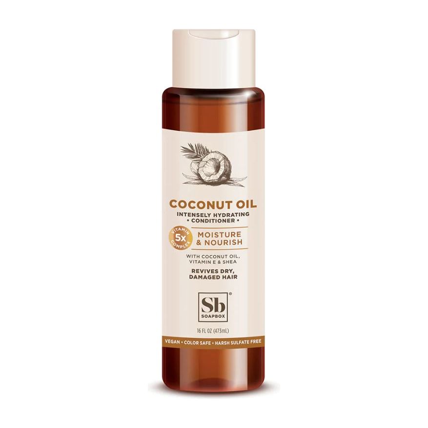 SOAPBOX: Coconut Oil Moisture and Nourish Conditioner, 16 fo
