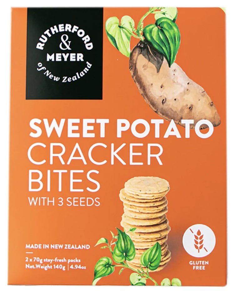 RUTHERFORD & MEYER: Cracker Bites Sweet Pota, 4.76 oz