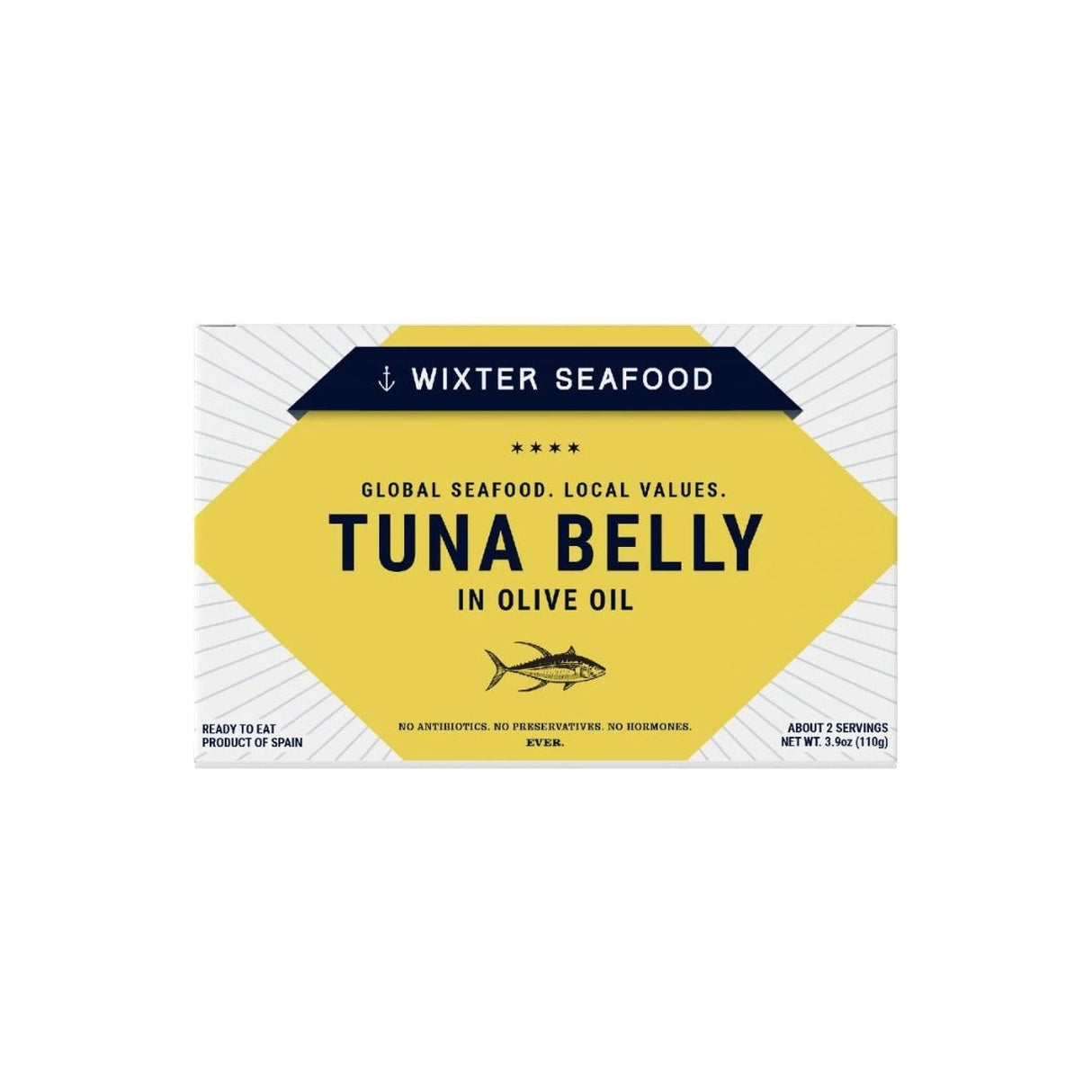 WIXTER SEAFOOD: Tuna Belly Olive Oil, 3.9 oz