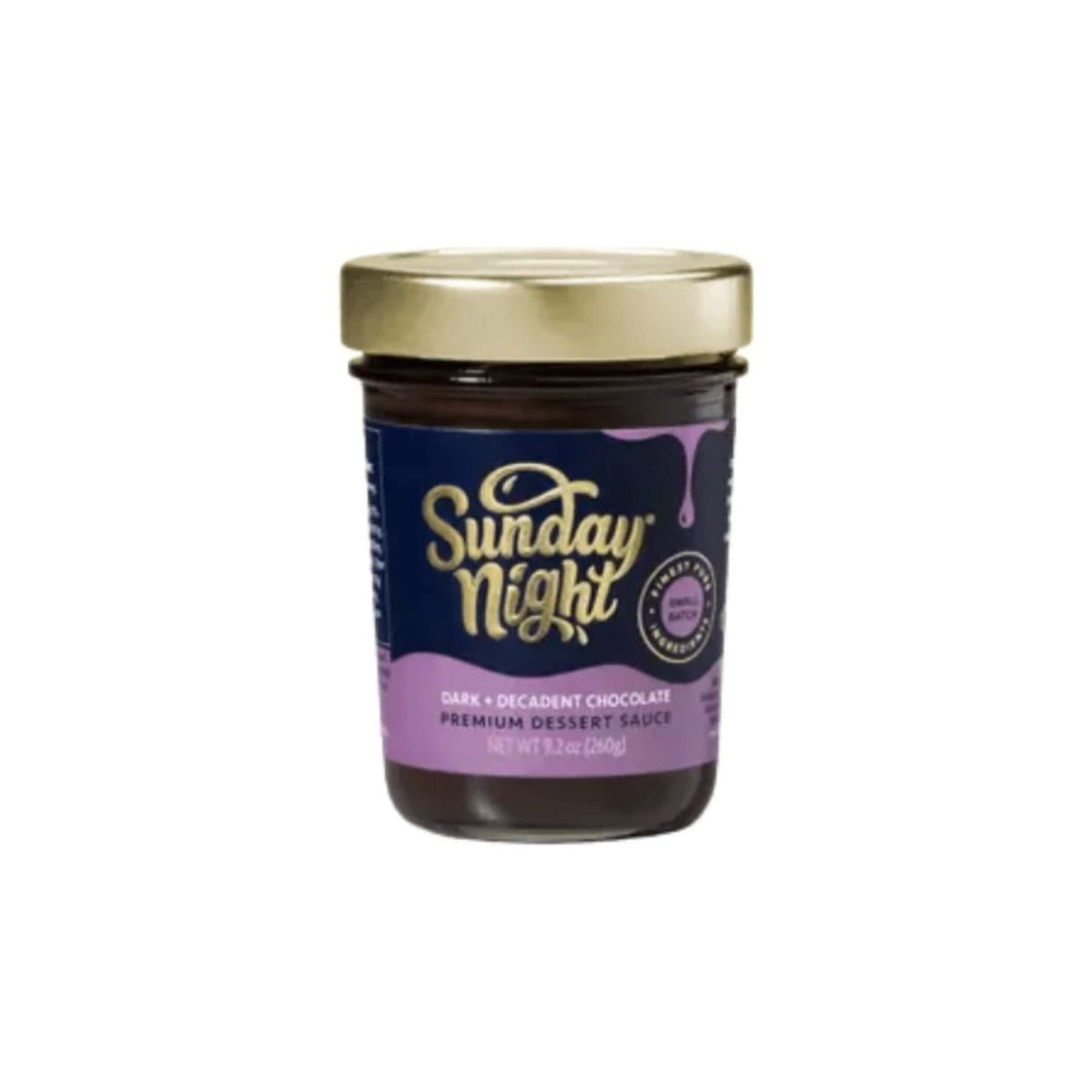 SUNDAY NIGHT: Sauce Ganache Chocolate Dark, 9.2 oz