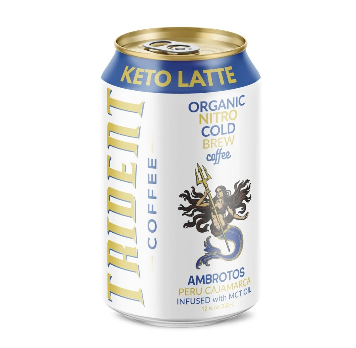 TRIDENT COFFEE: Coffee Rtd Coldbrw Ambrot, 12 fo