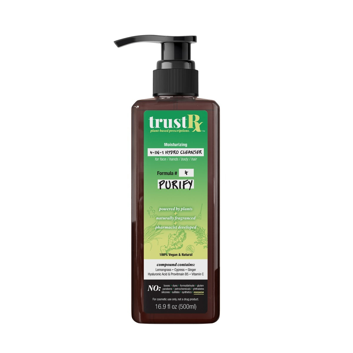 TRUSTRX: Purify 4 in 1 Hydro Cleanser, 16.9 fo