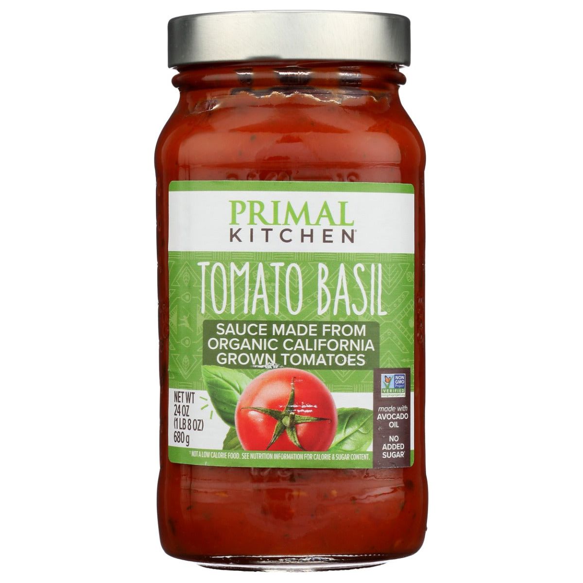 PRIMAL KITCHEN: Tomato Basil Marinara Sauce, 24 oz