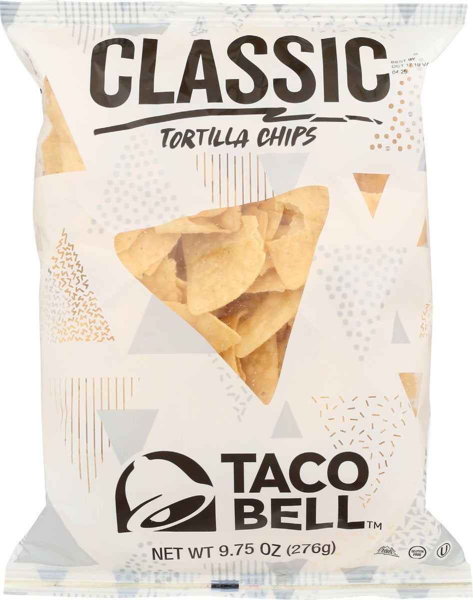 TACO BELL: Classic Tortilla Chips, 9.75 oz