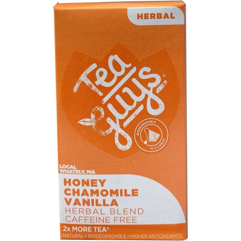 TEA GUYS: Honey Chamomile Vanilla Tea, 1 bx