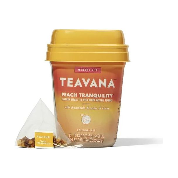 TEAVANA: Peach Tranquility Tea, 15 ea