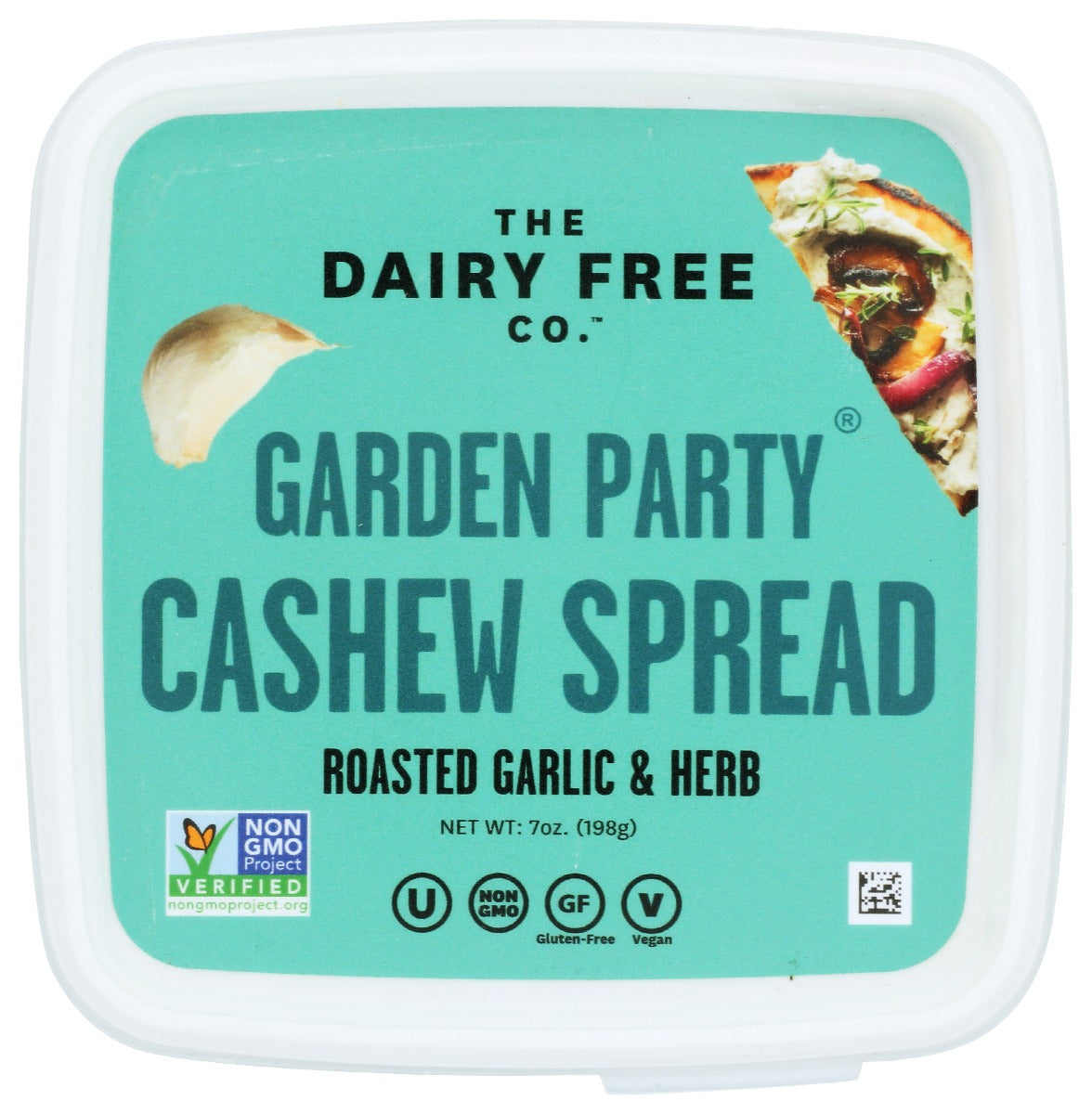 THE DAIRY FREE CO: Garden Party Cashew Spread, 7 oz