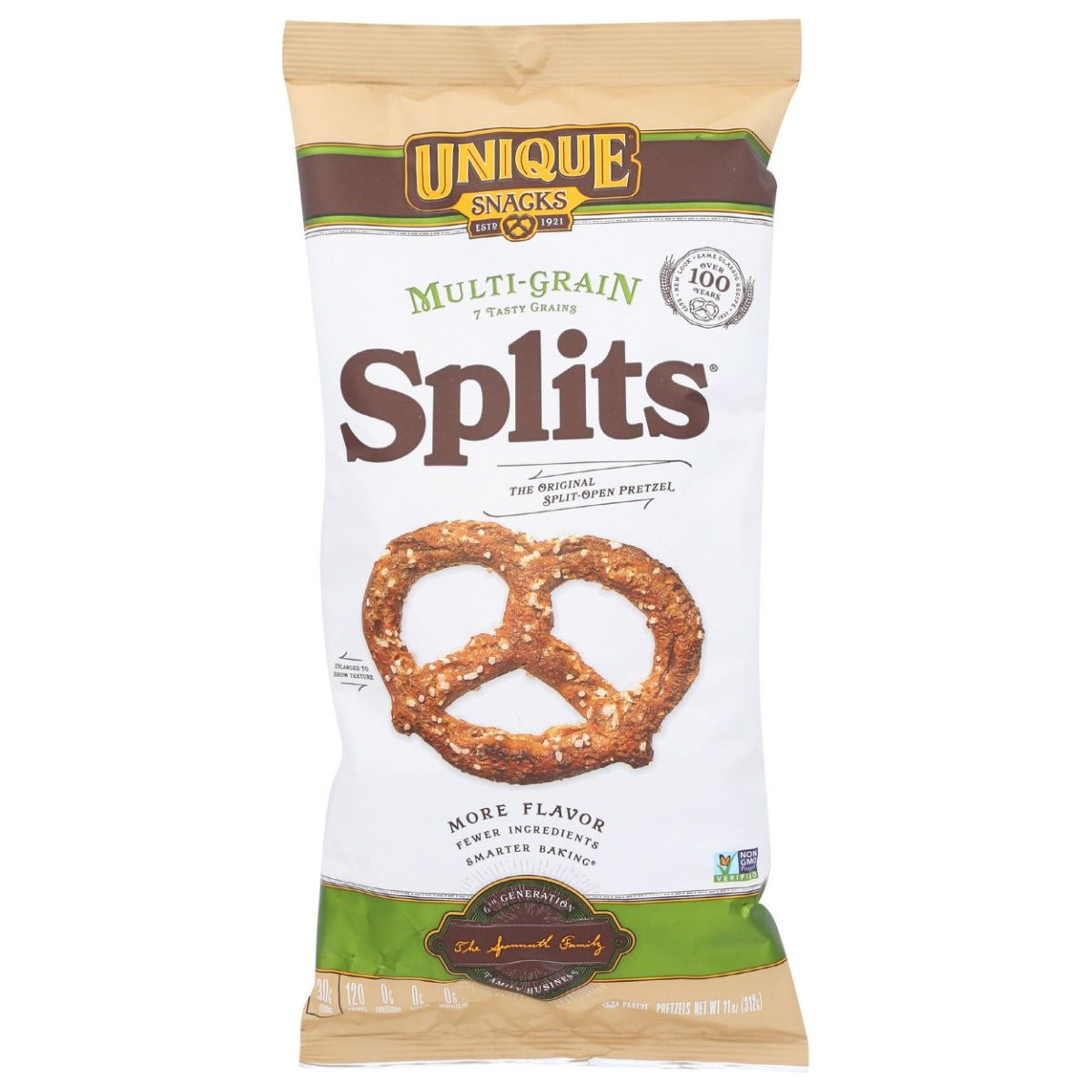 UNIQUE: Multi Grain Splits Pretzels, 11 oz