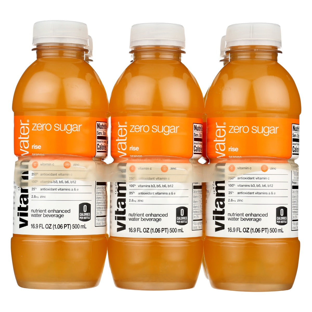 VITAMIN WATER: Zero Sugar Rise 6 Count, 101.4 fo