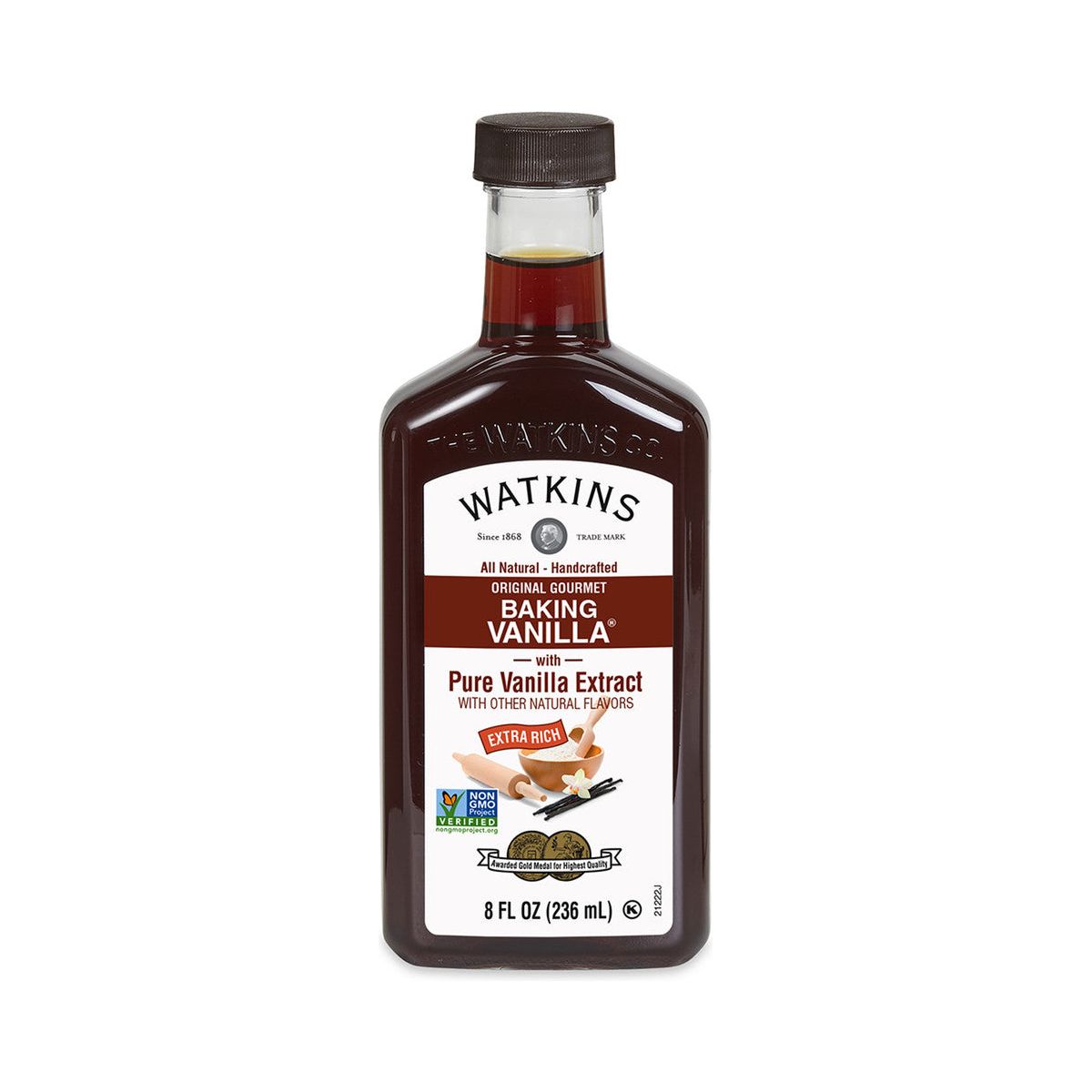 WATKINS: All Natural Original Gourmet Baking Vanilla Extract, 8 fo