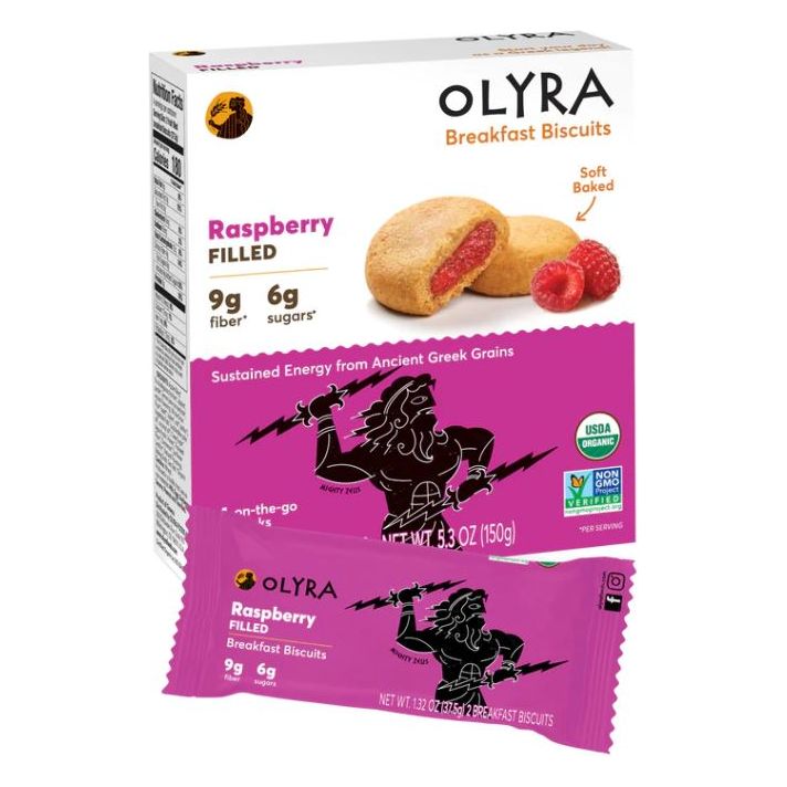 OLYRA: Raspberry Filled Breakfast Biscuits, 5.28 oz