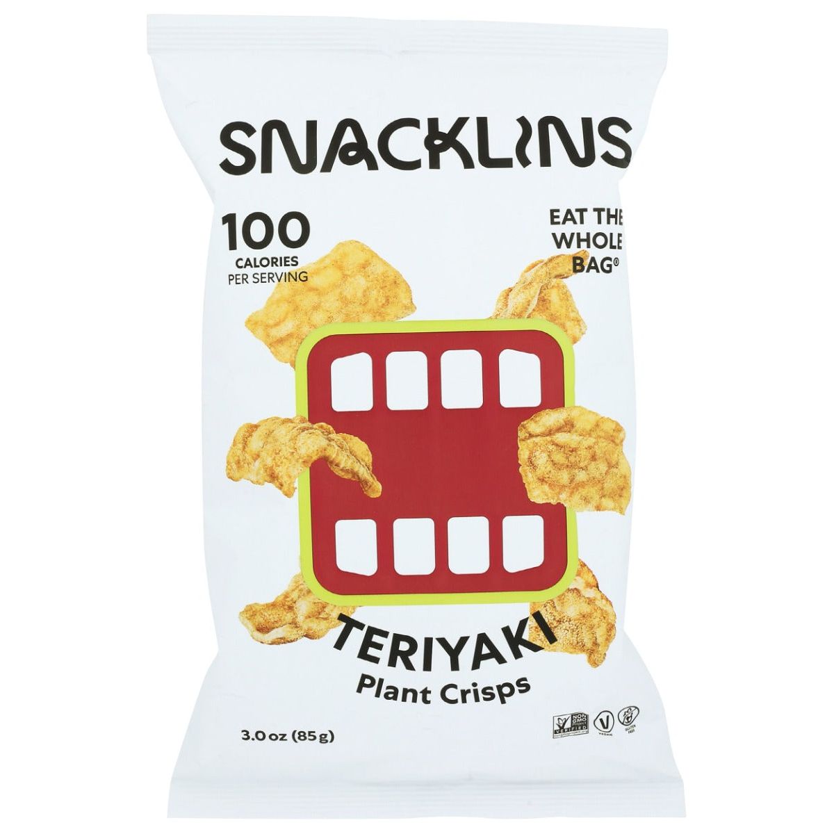 SNACKLINS: Teriyaki Plant Crisps, 3 oz