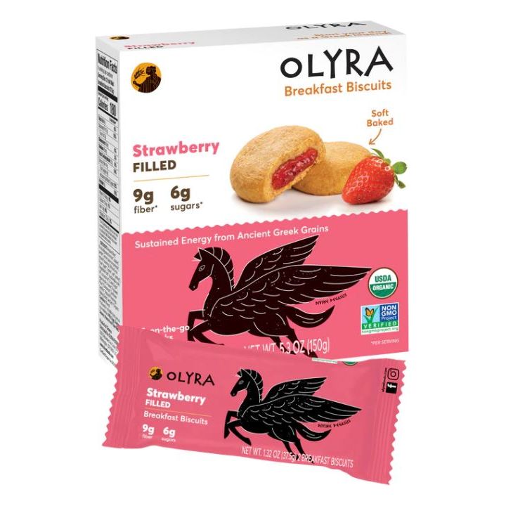 OLYRA: Strawberry Filled Breakfast Biscuits, 5.28 oz