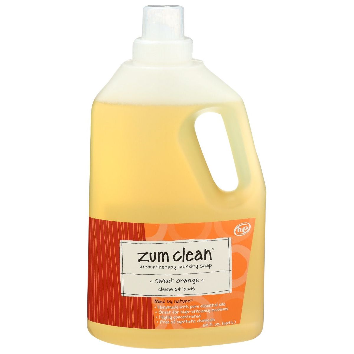 ZUM: Sweet Orange Laundry Soap, 64 fo