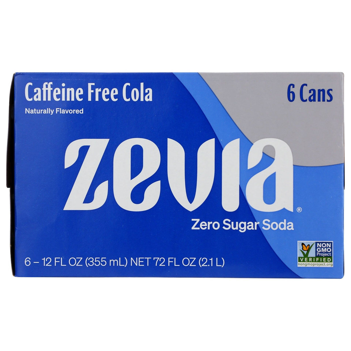ZEVIA: Caffeine Free Cola Soda 6Pk, 72 fo