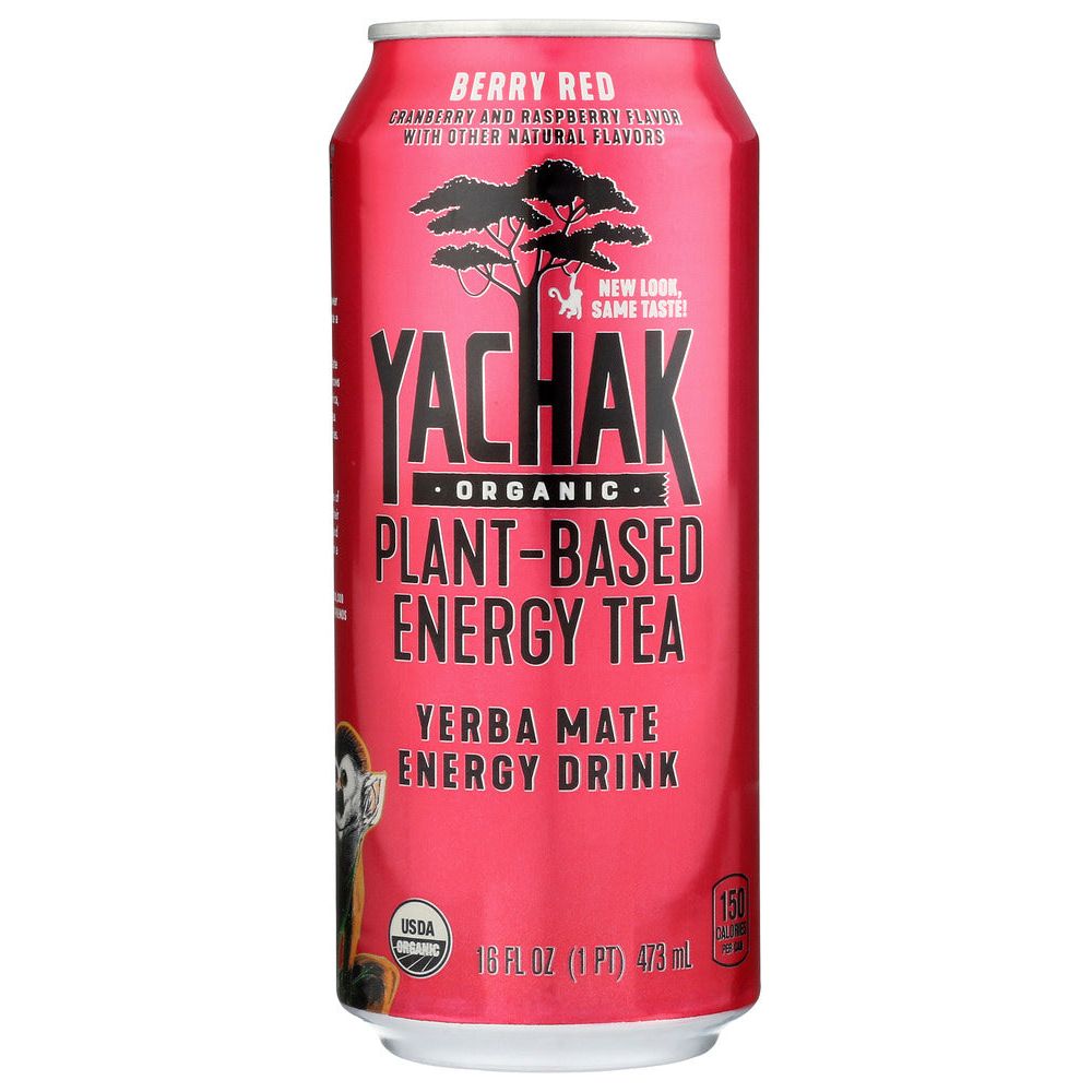 YACHAK ORGANIC: Tea Berry Red Org, 16 FO