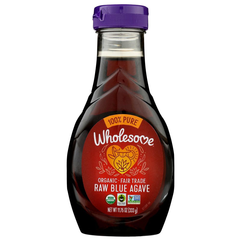 WHOLESOME SWEETENERS: Organic Raw Blue Agave, 11.75 oz