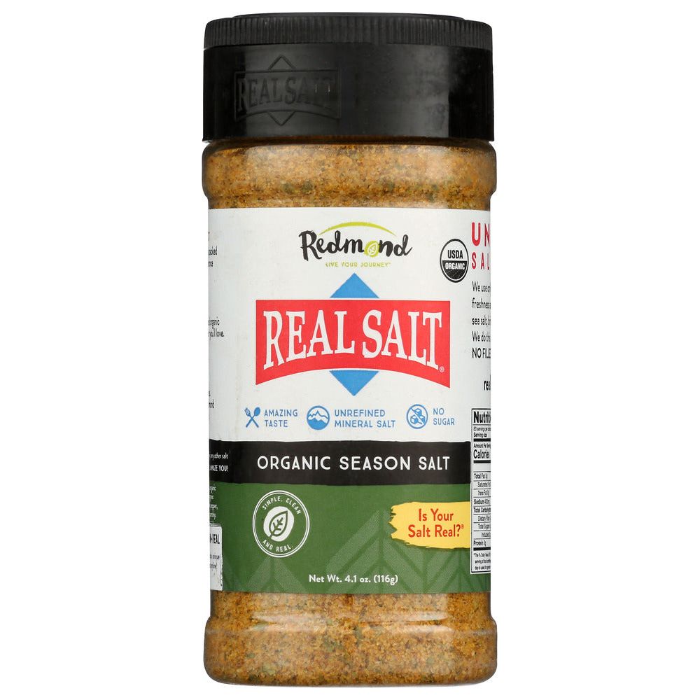 REDMOND: Real Salt Organic Natural Season Salt, 4.1 oz