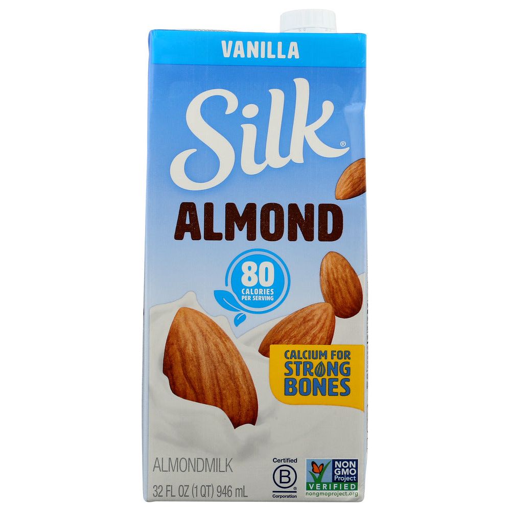Silk PureAlmond Unsweetened Original Almondmilk, 32 oz