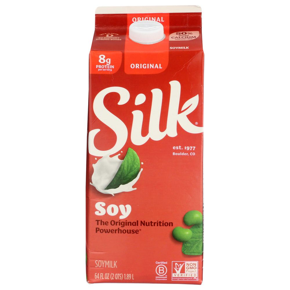 SILK: Original Soy Milk, 64 oz
